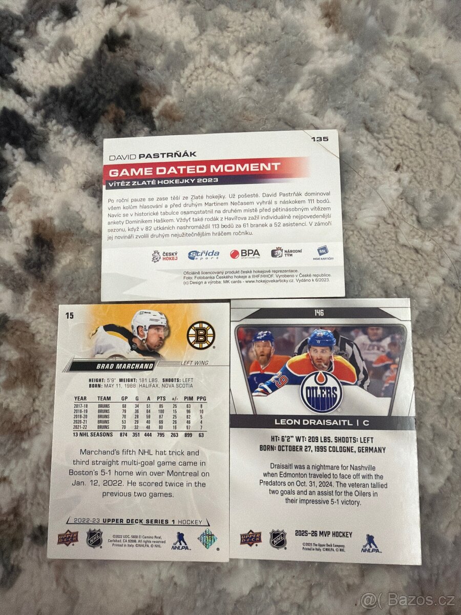Draisaitl,Pastrňák,Marchand - 2