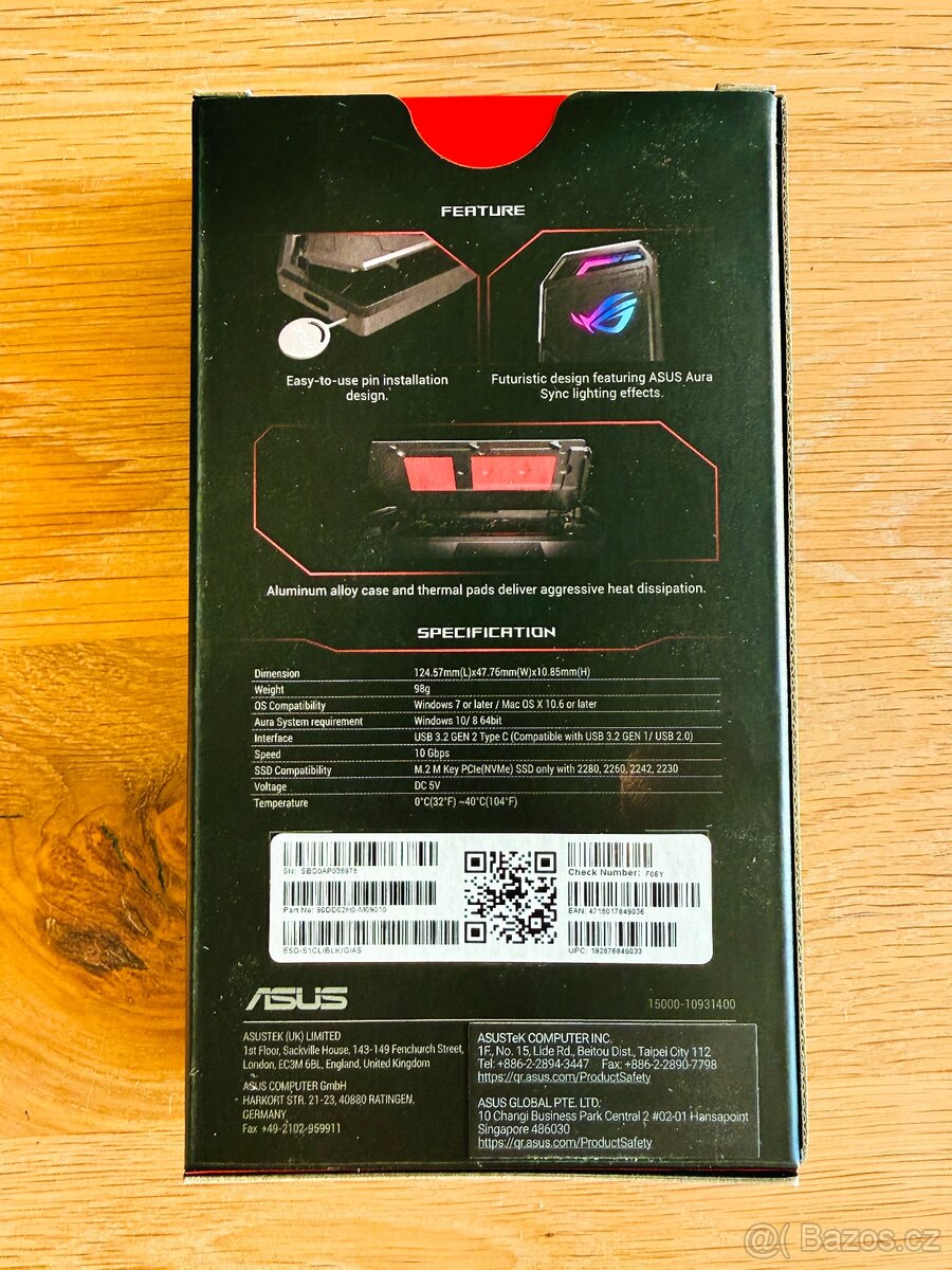 ASUS STRIX ARION LITE M.2 NVMe Alu SSD 10Gbps case - 2
