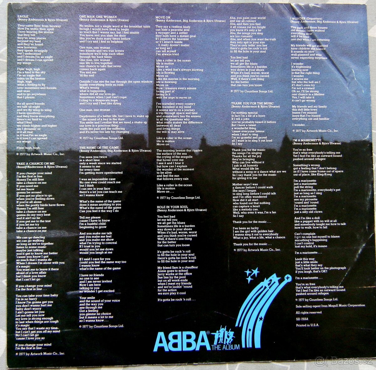 LP deska - ABBA - The Album (US press) - 2
