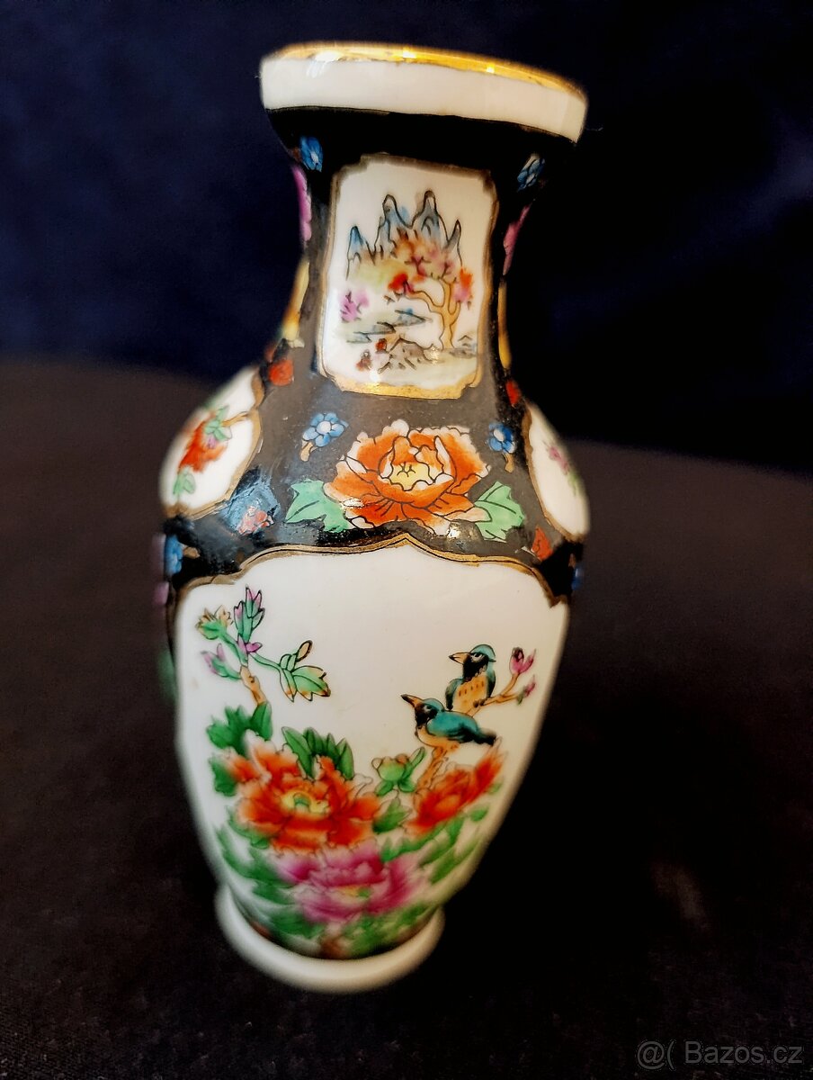 Japonská vázička, výška 13,5 cm - 2