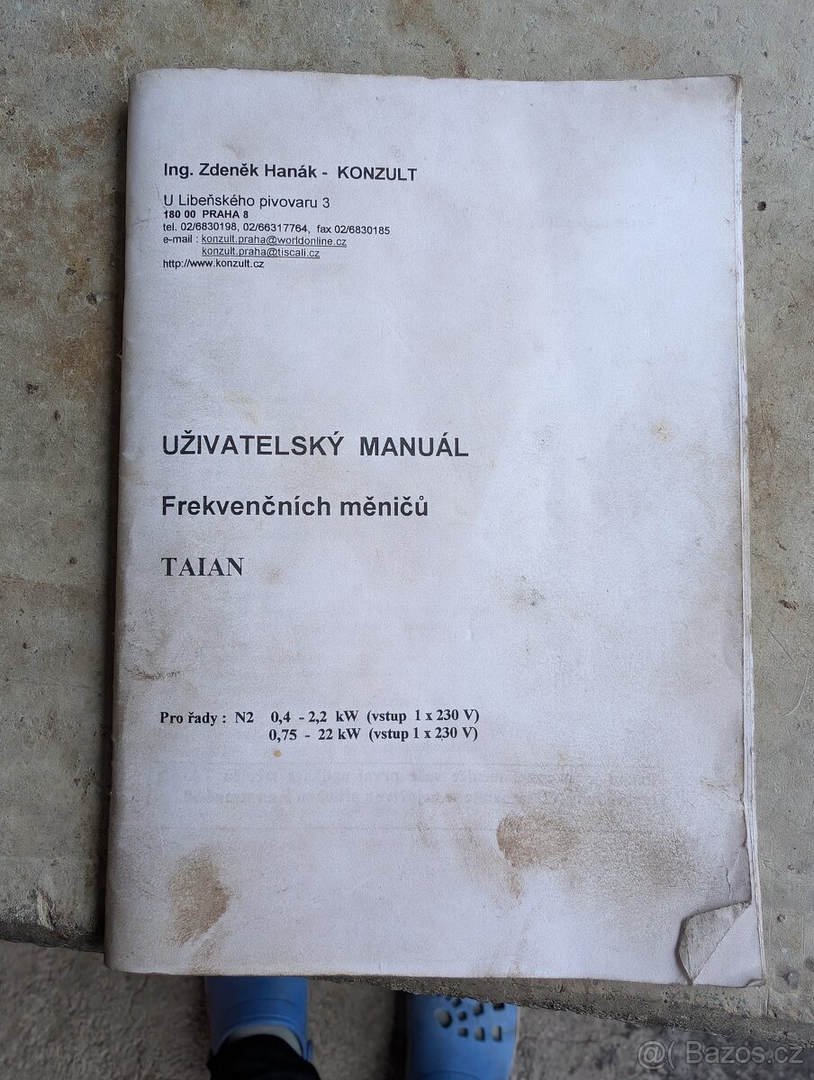 Frekvenční měnič 5,5 kw - výborný stav - 2