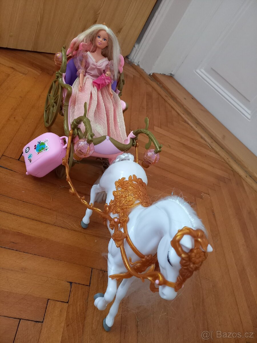 Barbie kočár s koněm - 2