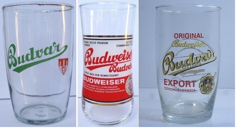 Pivní sklo, půllitry, třetinky, pivovarské cedule. - 2