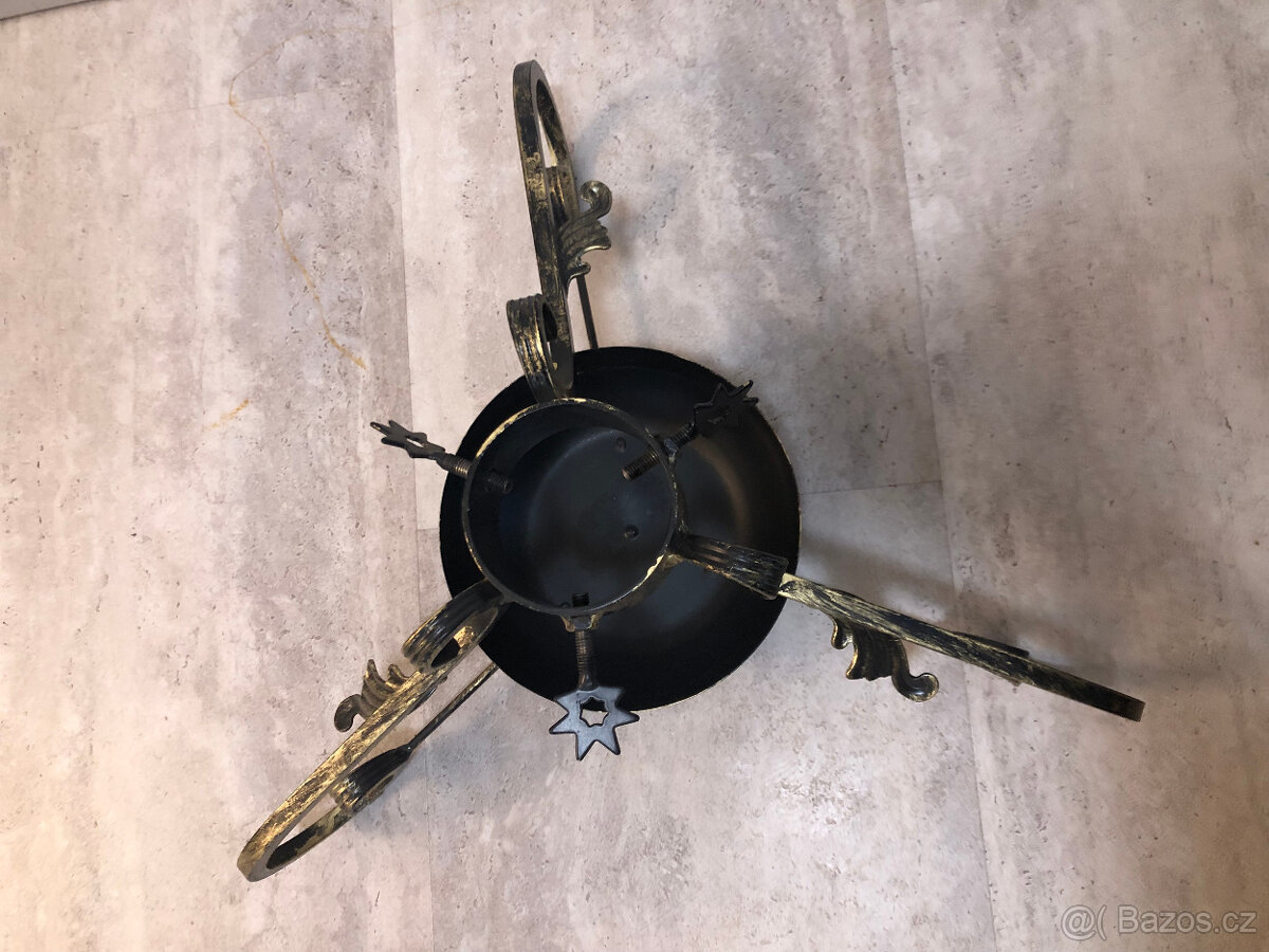 Stojan na vánoční stromek kovový určen i pro větší stromečky - 2