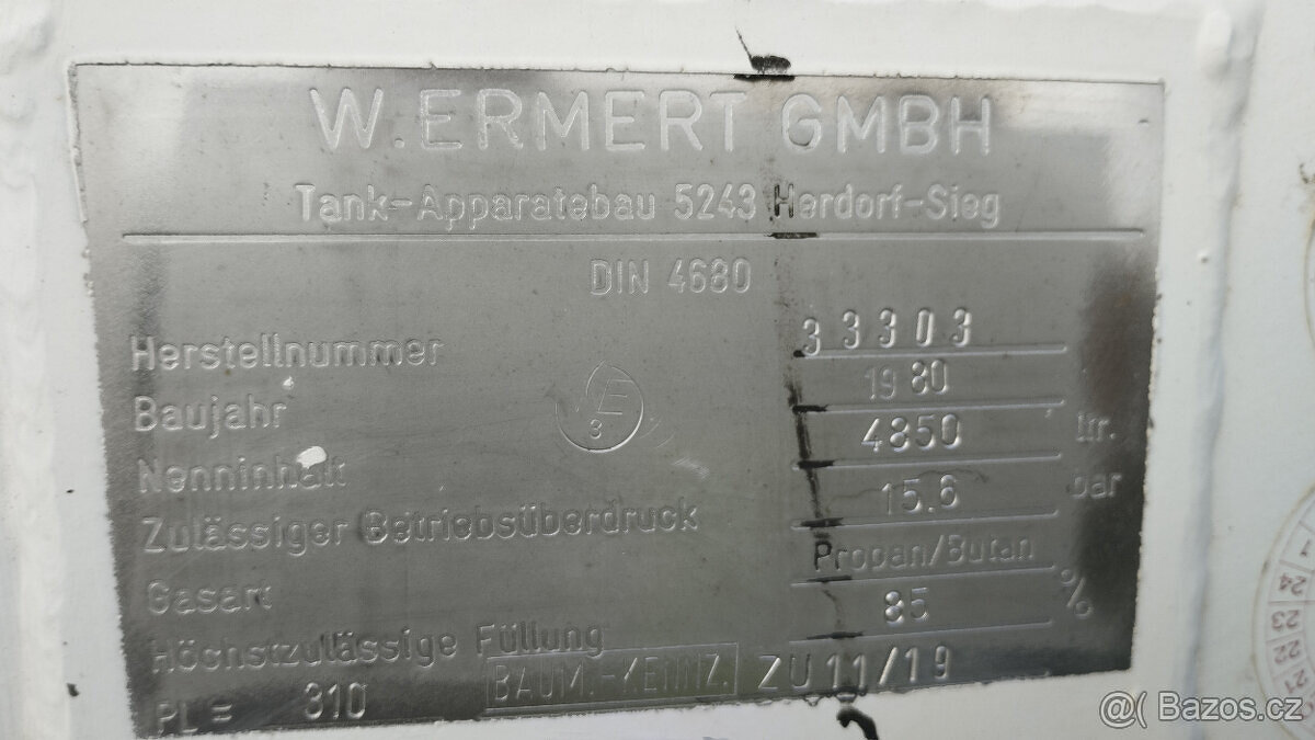 Plynová,retenční nádrž na vodu,PHM,LTO,vzduchojem,fekál - 2