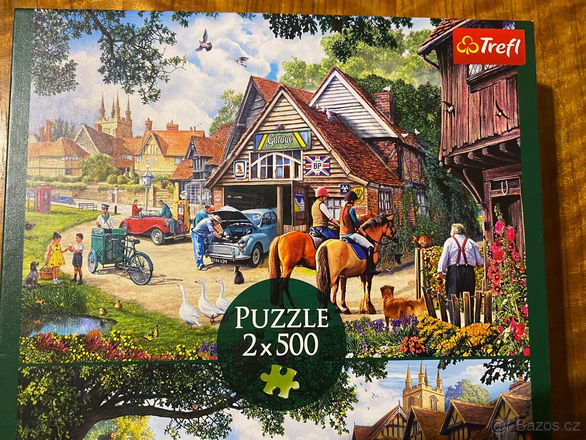 Puzzle 2x500 dílků - 2