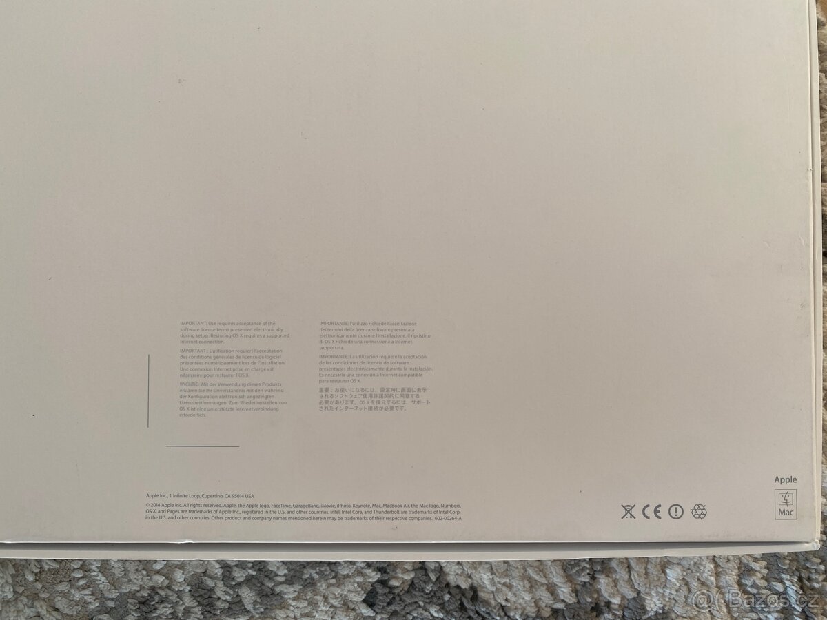 Prodám Macbook Air mid 2013 - 2