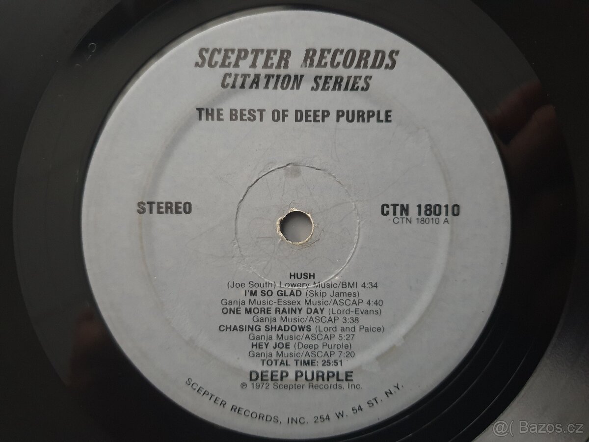 The Best of Deep Purple LP - 2