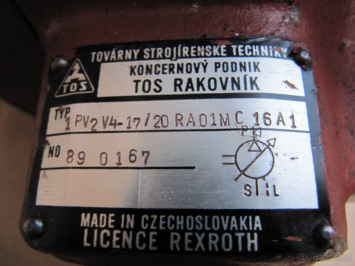 Hydraulické čerpadlo TOS Rakovník-Rexroth. - 2