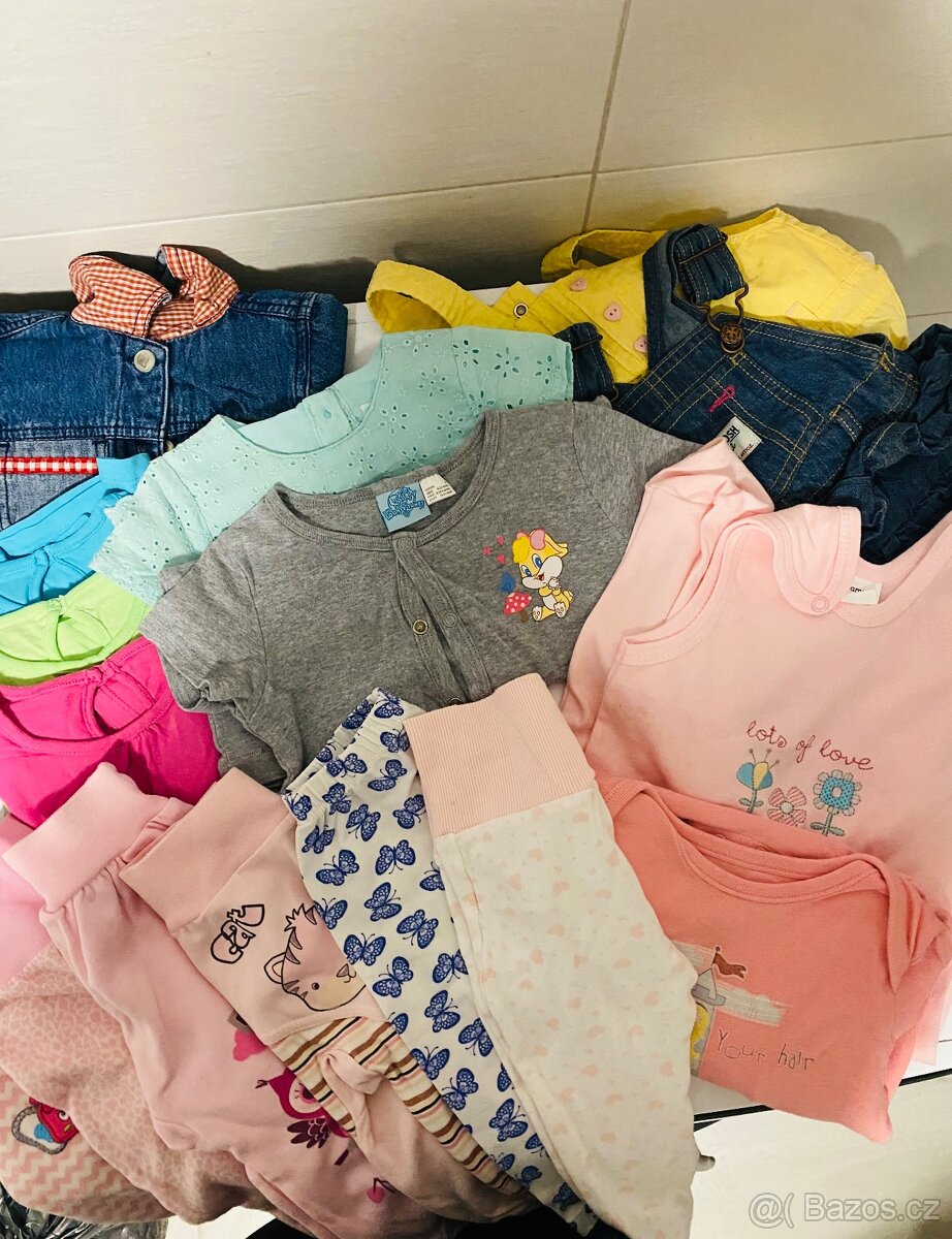 Oblečení pro holčičku vel. 74 - 2