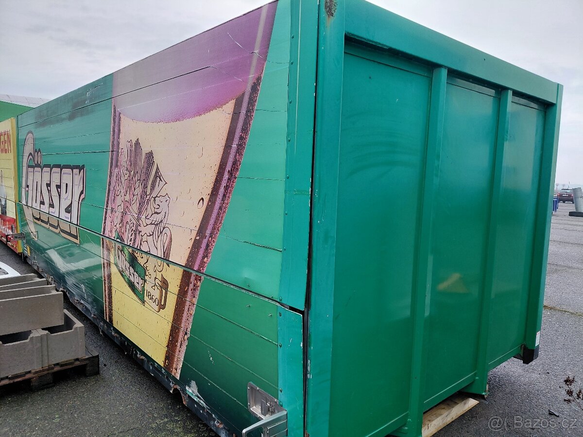 Skříň - buňka - sklad - garáž 6,3m - 2