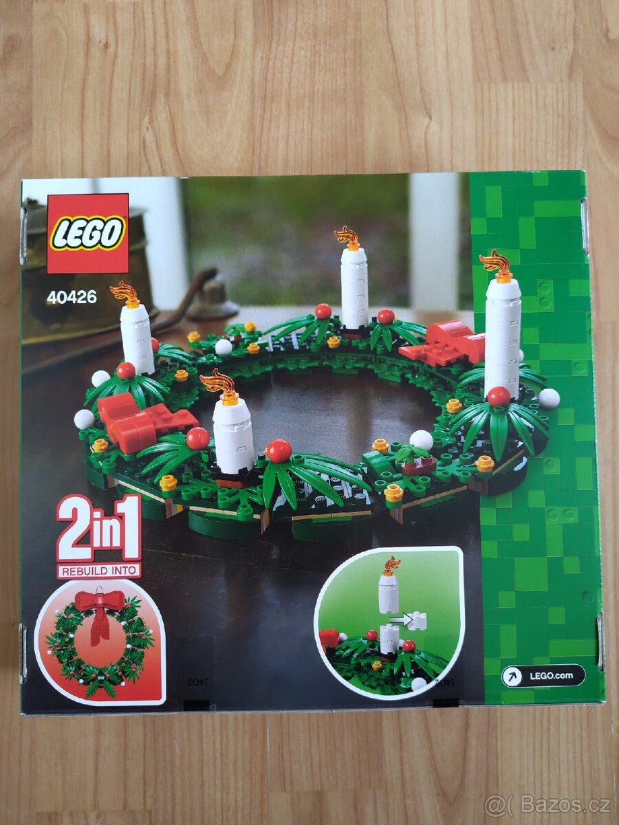 LEGO® Iconic 40426 Vánoční věnec 2 v 1 - 2