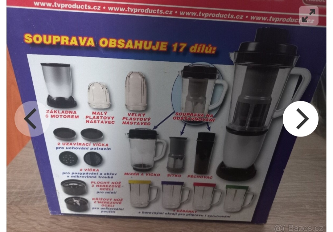 Kuchyňský robot 17 dílů - 2