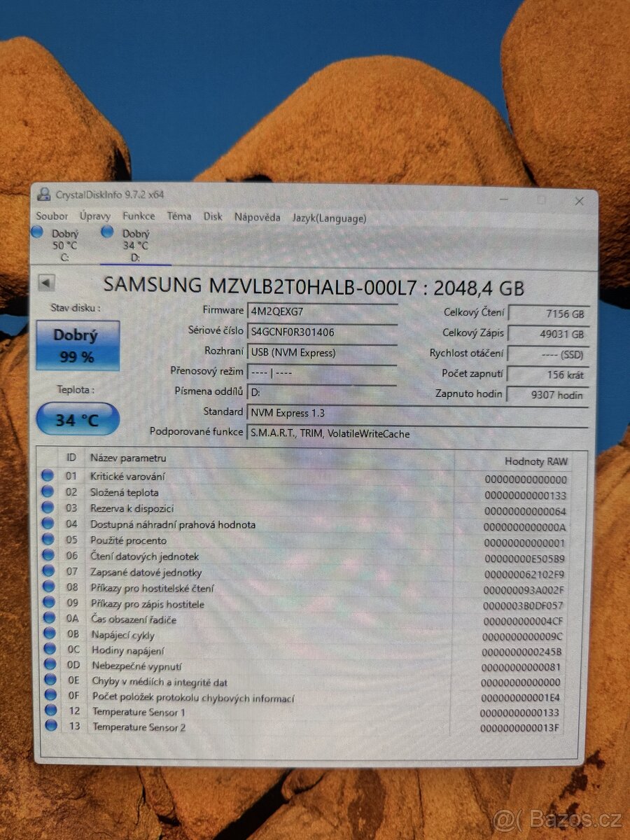 SAMSUNG M2 NVME 2TB PM981a - 2