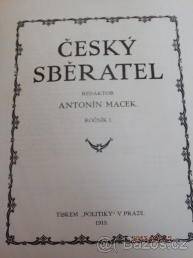 Český sběratel - 2