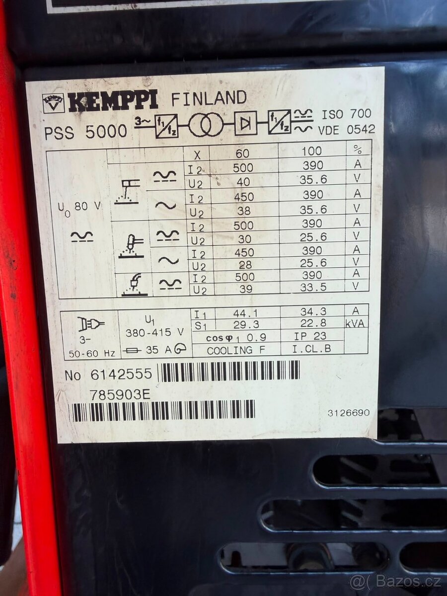 Kemppi PSS 5000 – multiproces MIG/MAG/TIG 500 A - 2
