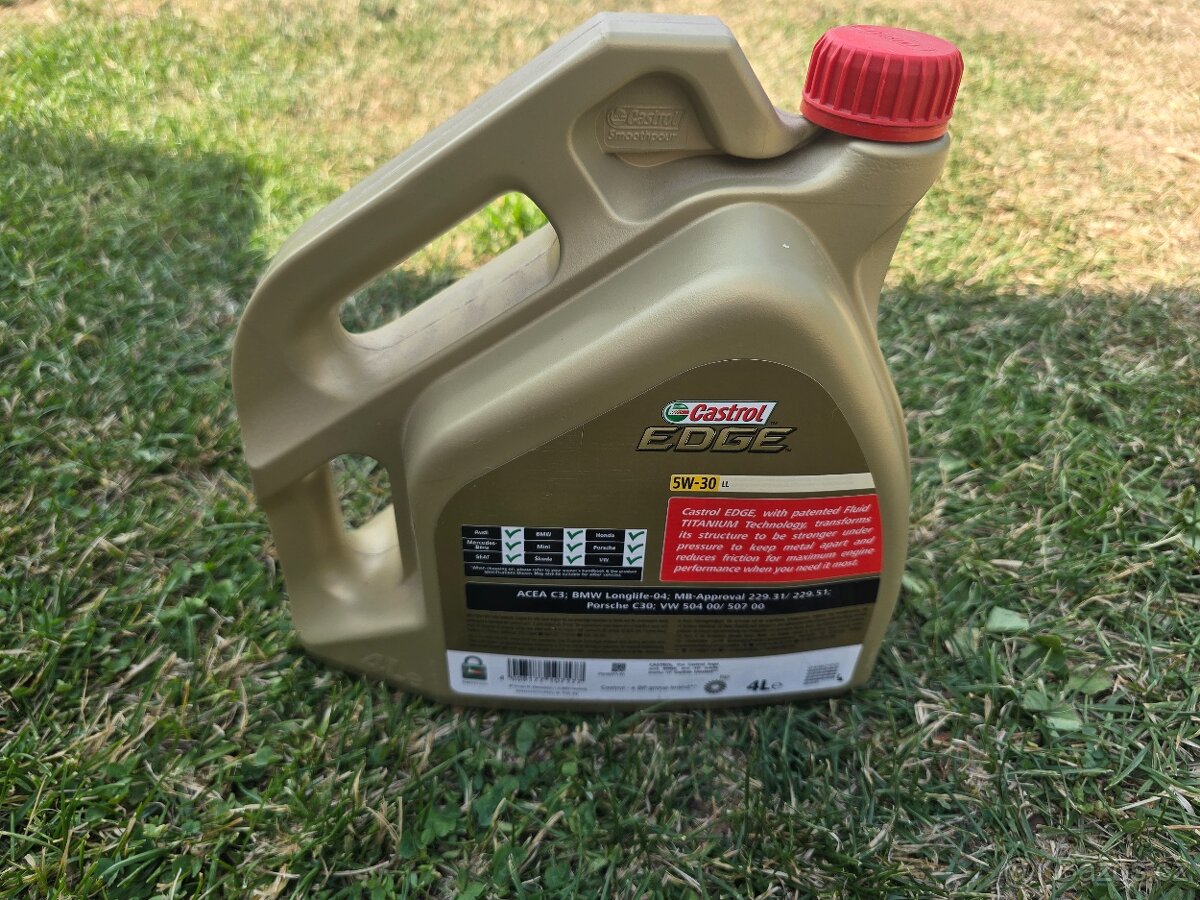 Castrol EDGE LL 5W-30 4 l – nový - 2
