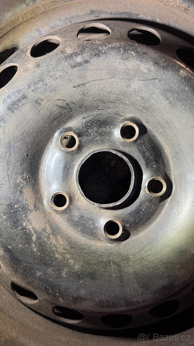 Sada plechovych disku 5x112 15" Skoda VW - 2