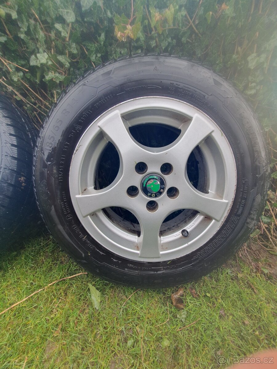 Original ALU kola Škoda 14" - 2