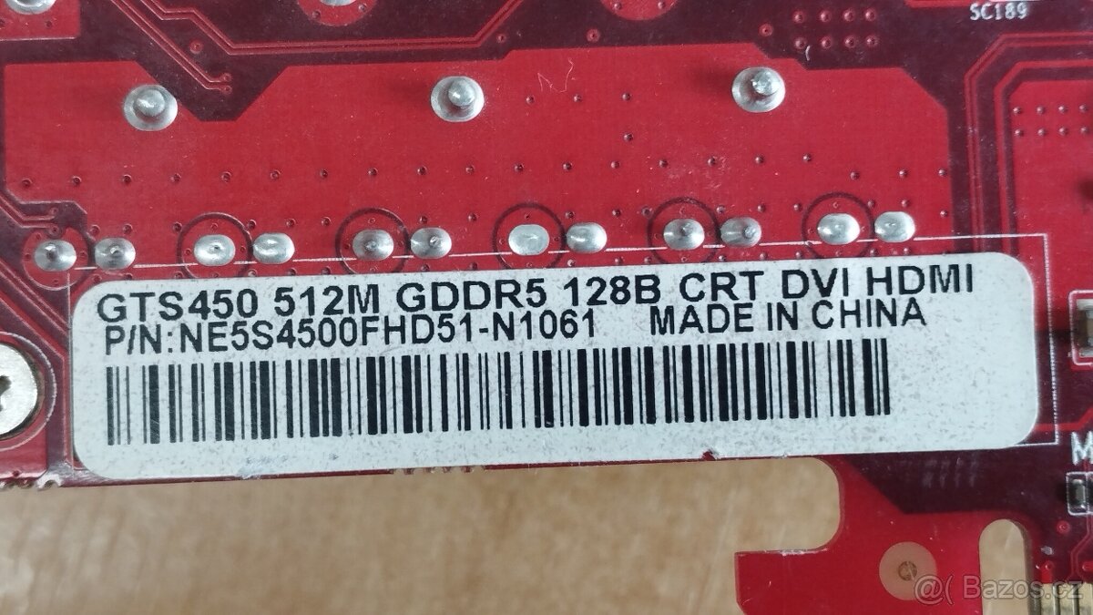 Gainward Geforce GTS 450 512MB - 2