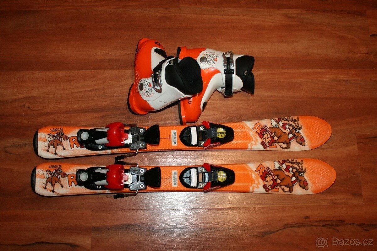 detské lyže 80 cm , lyžaky Dalbello - 2