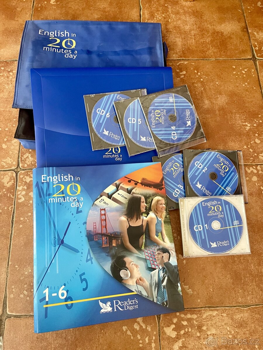 Reader’s Digest English in 20min a day, komplet, nové - 2