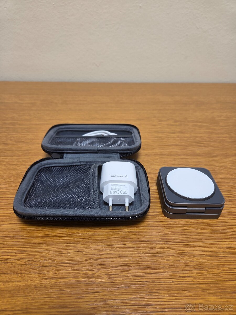 Cubenest 3v1 bezdrátová nabíječka - 2