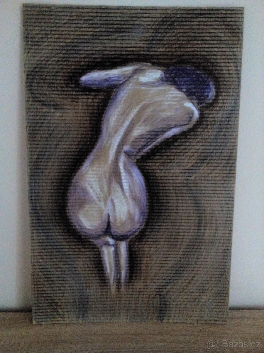 Obrázek, dívka 2, kartón - 2