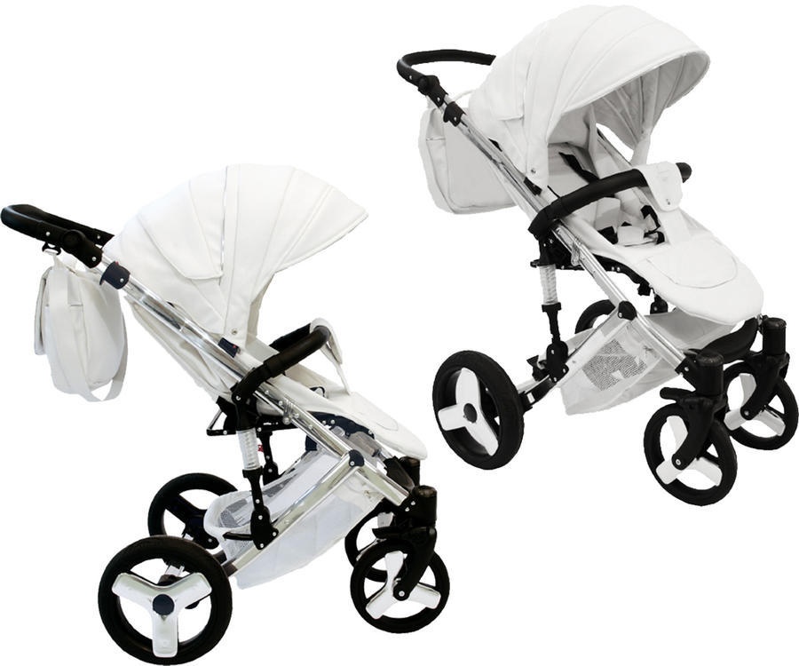 Kočárek Junama Impulse Eco 3in1 chrom/bílá - 2