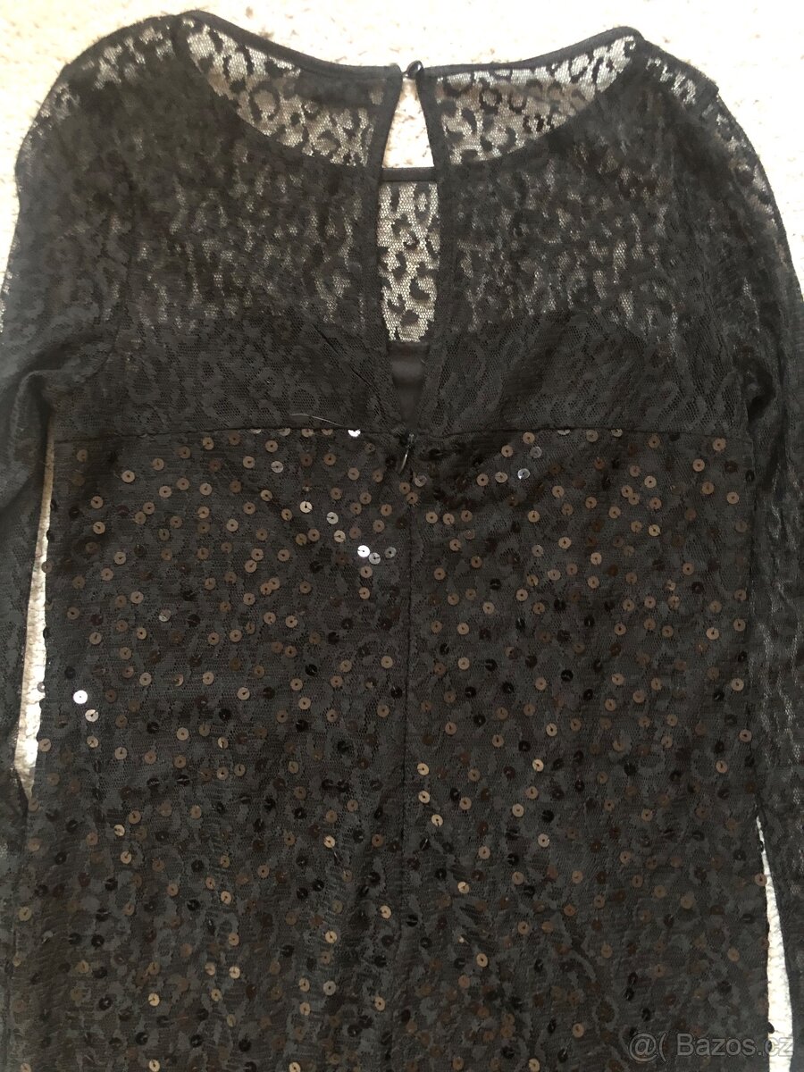 Spokečenské šaty černé vel M - 2