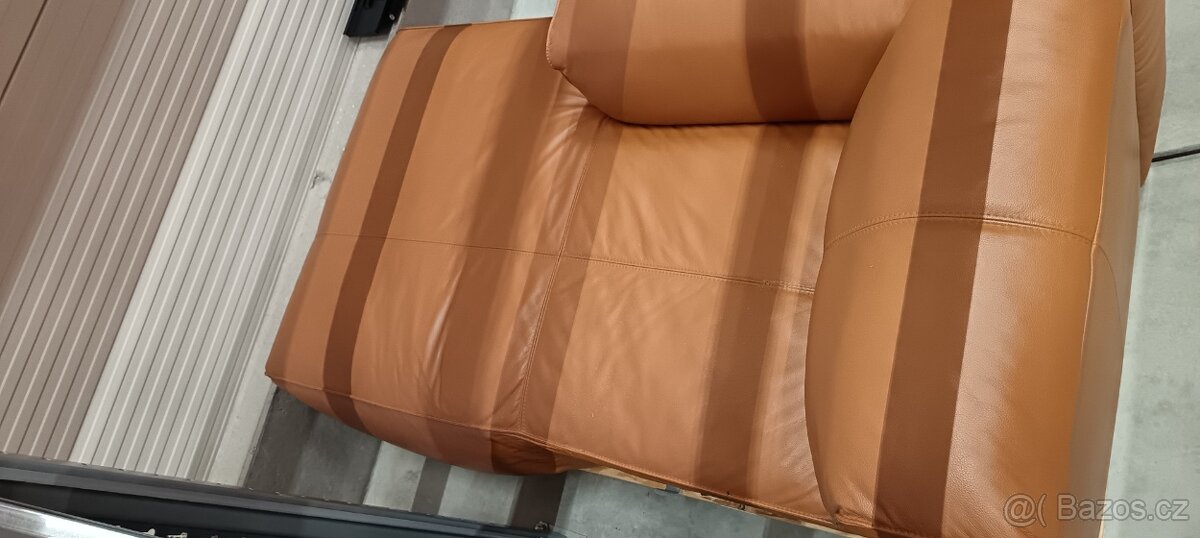Kožená sedací souprava do rohu - 2