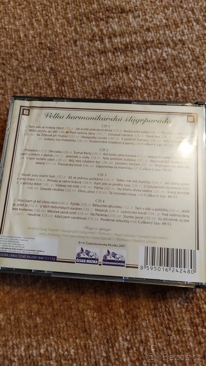 4 CD - Velká šlágrparáda - 2