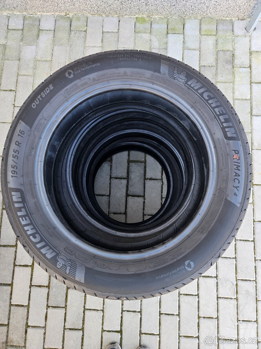 MICHELIN 195/55 R16, NOVÉ - 2