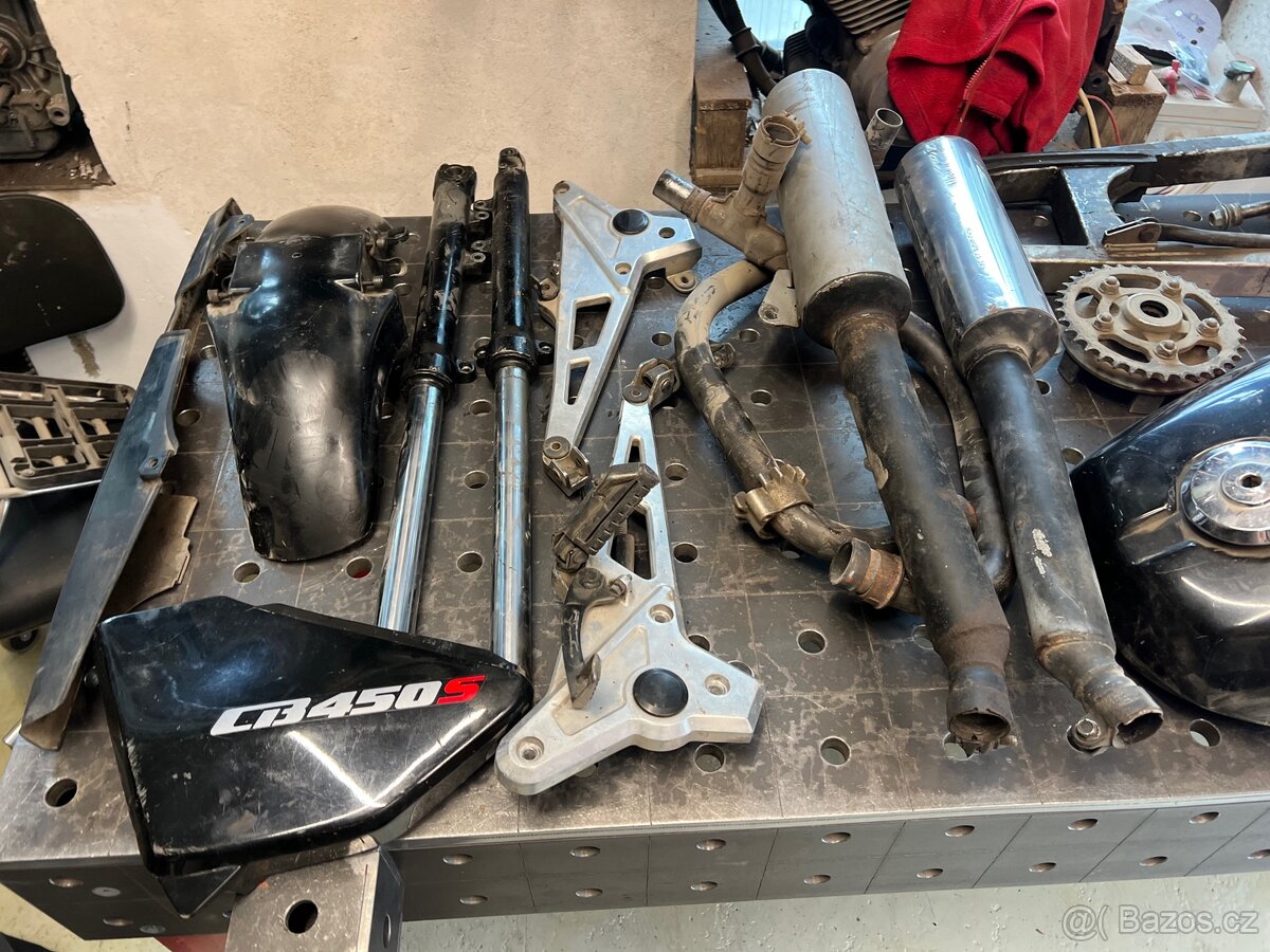 Honda CB 450s - díly - 2
