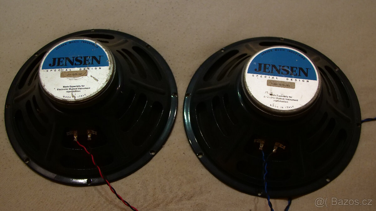 2x repro Jensen 12/70 12palcový 8ohm - 2