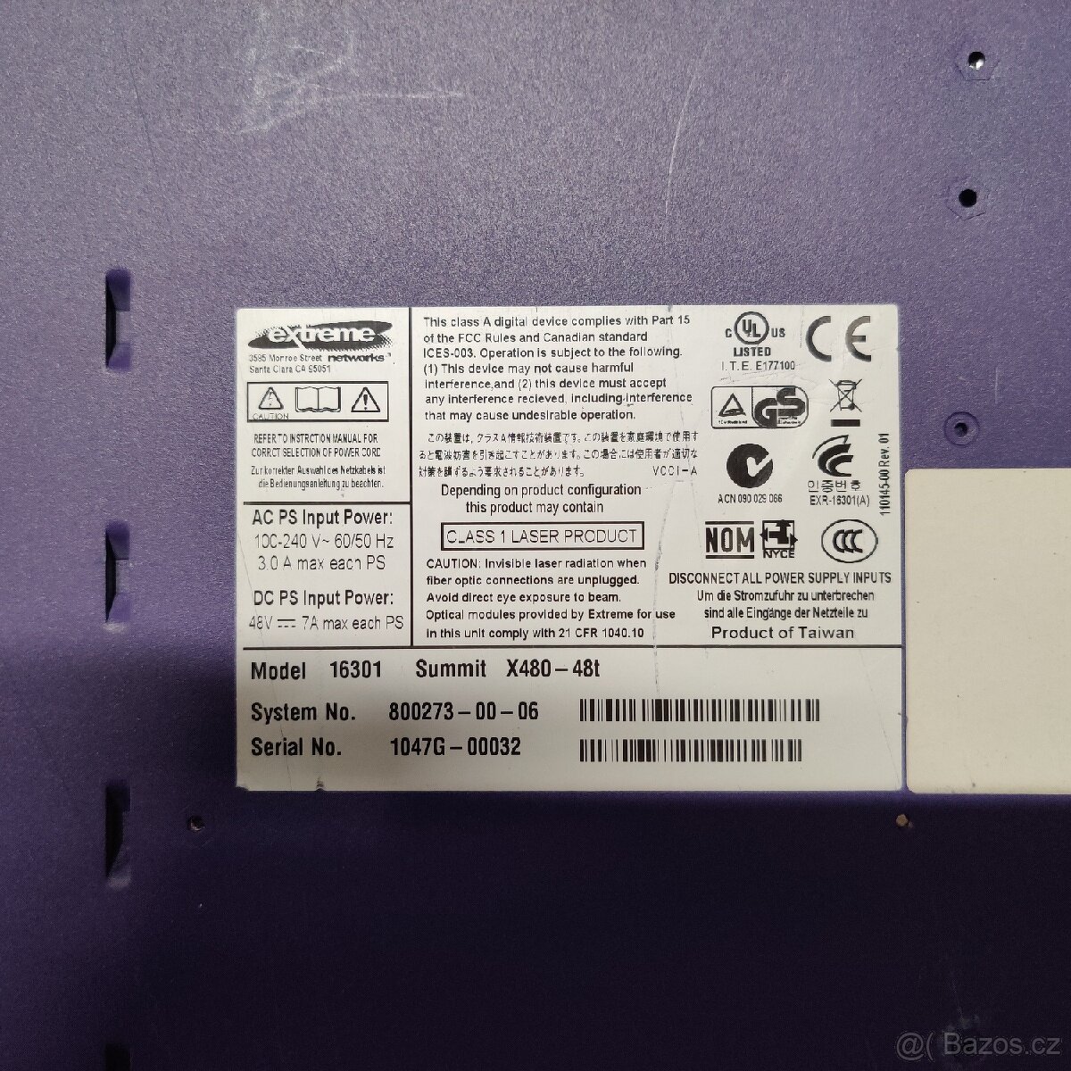 Switch Extreme Network Summit 480-48T - 2