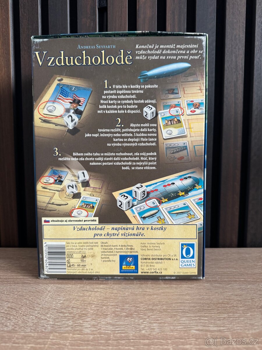 Desková hra Vzducholodě - 2