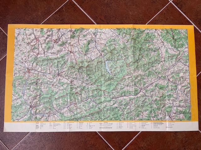 Staré turistické mapy, r. 1958, 1959 a 1971 - 2