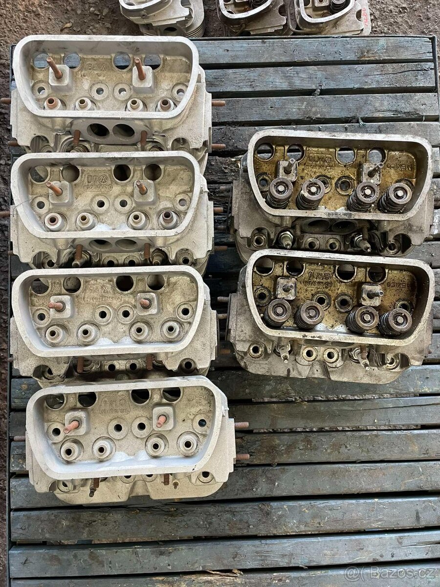 Různé hlavy motoru- VW Brouk,T2,T1,T25,Karmann,Typ3 atd. - 2