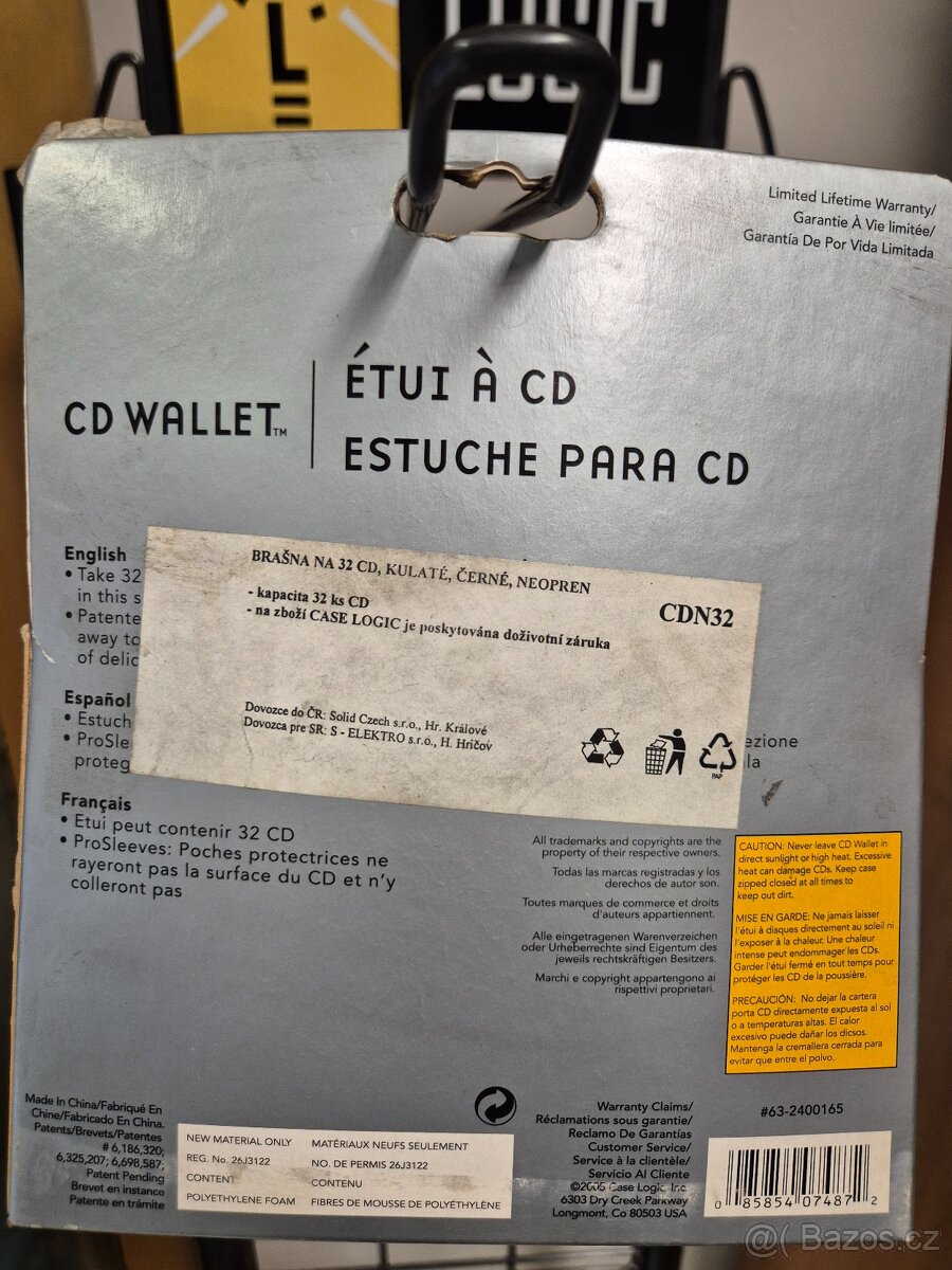 Case Logic pouzdro na 32 CD DVD disků CDN-32 nové - 2
