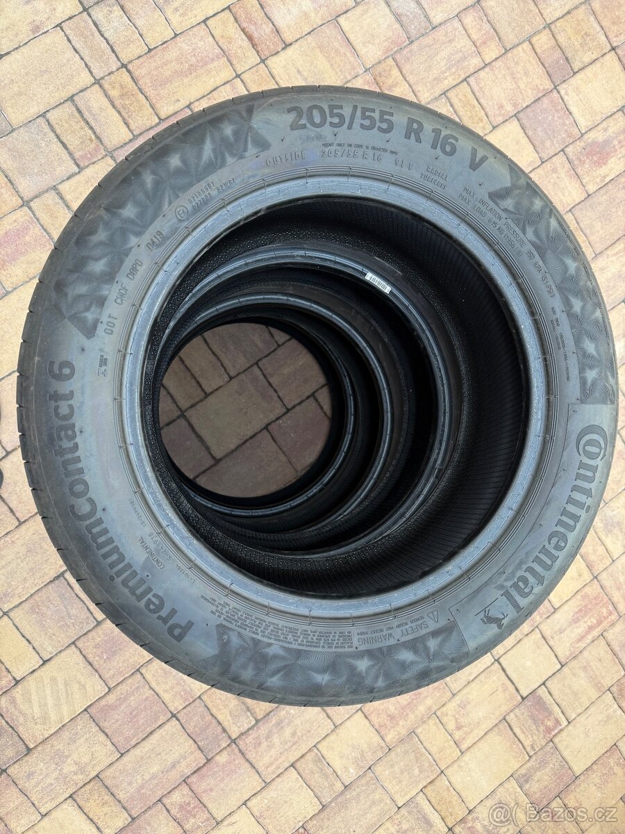 Letní pneu 205/55 R16 91V Continental premiumcontact 6 -4ks - 2