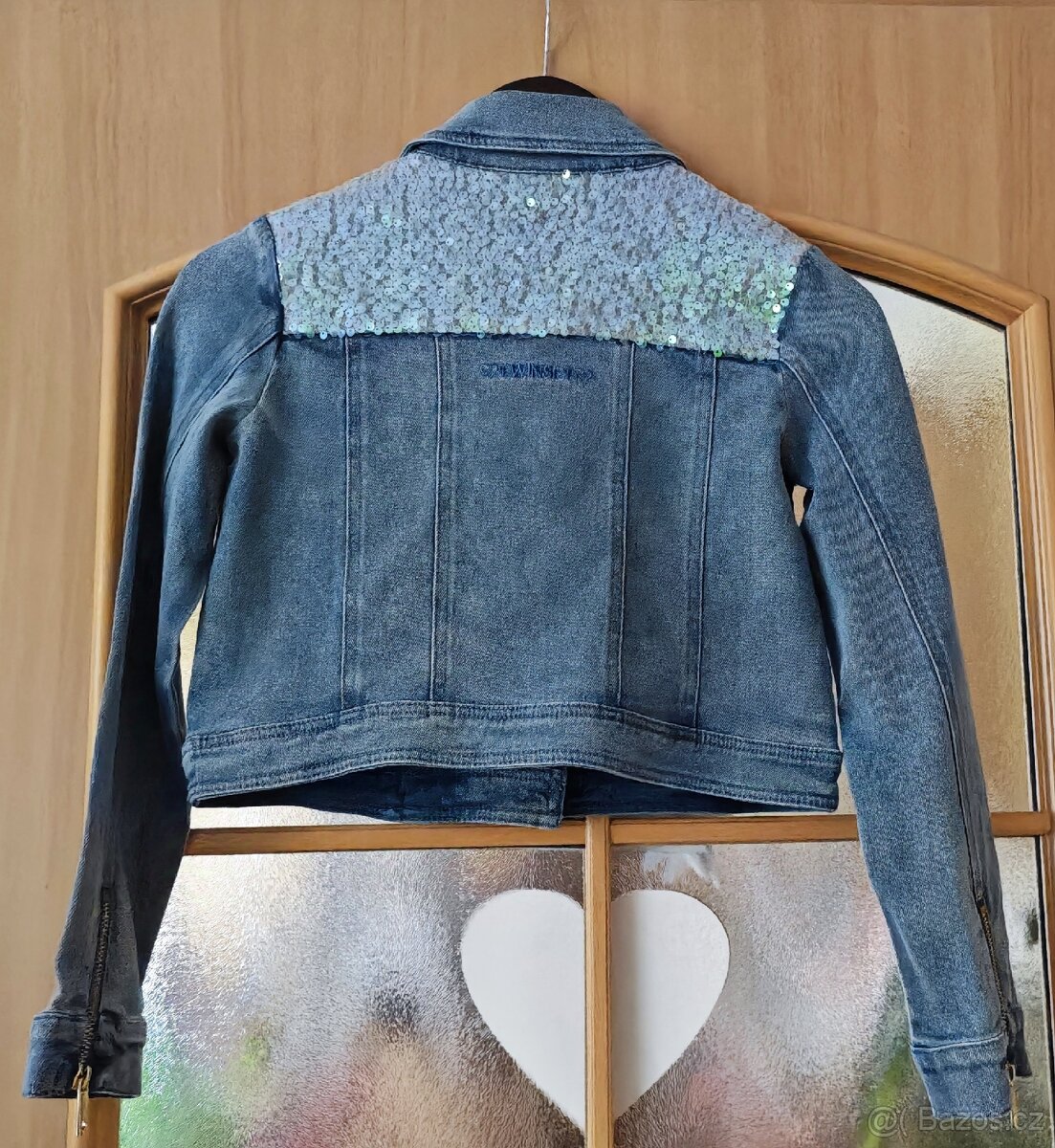 Dívčí riflová bunda vel. 152 - 2