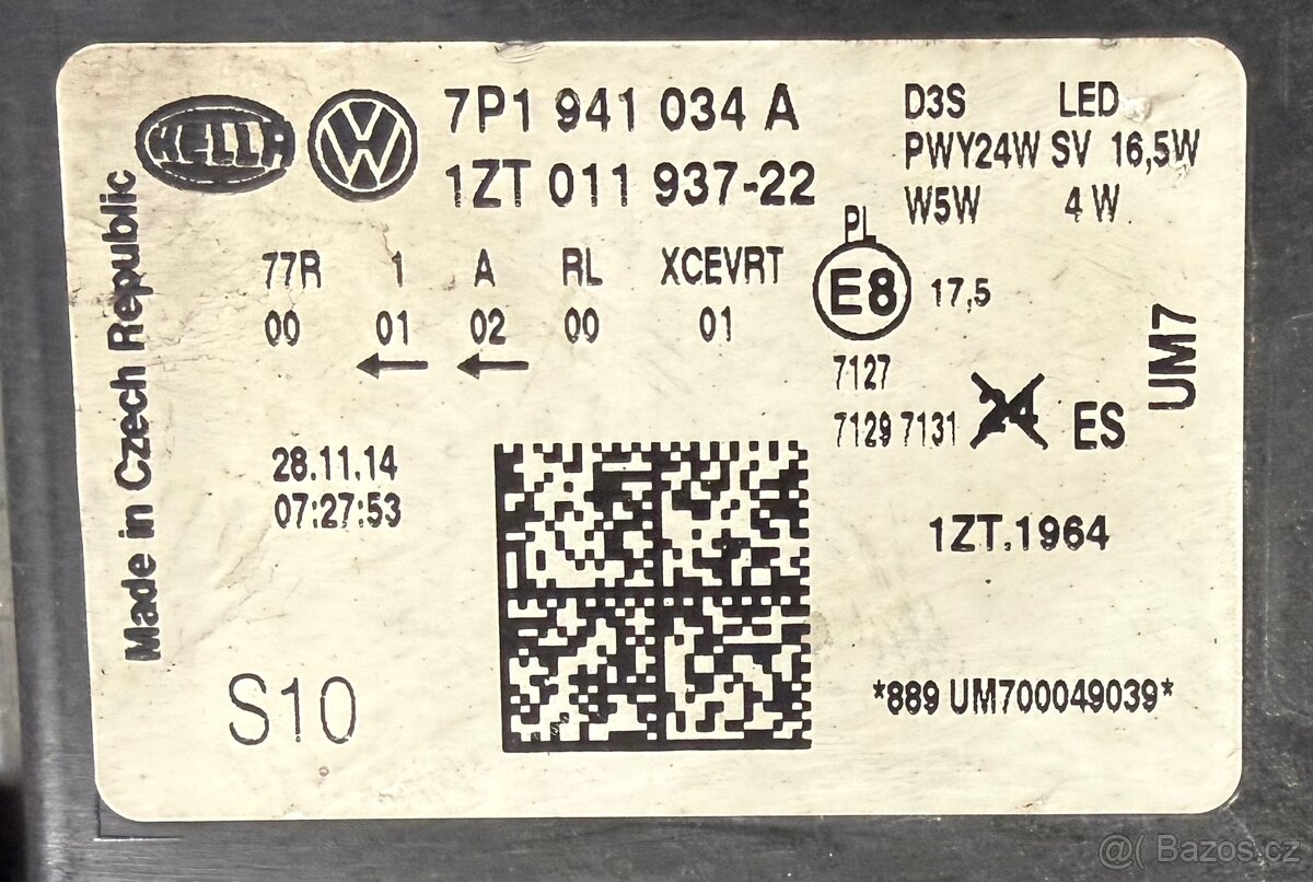 Světlomet VW TOUAREG NF - 2