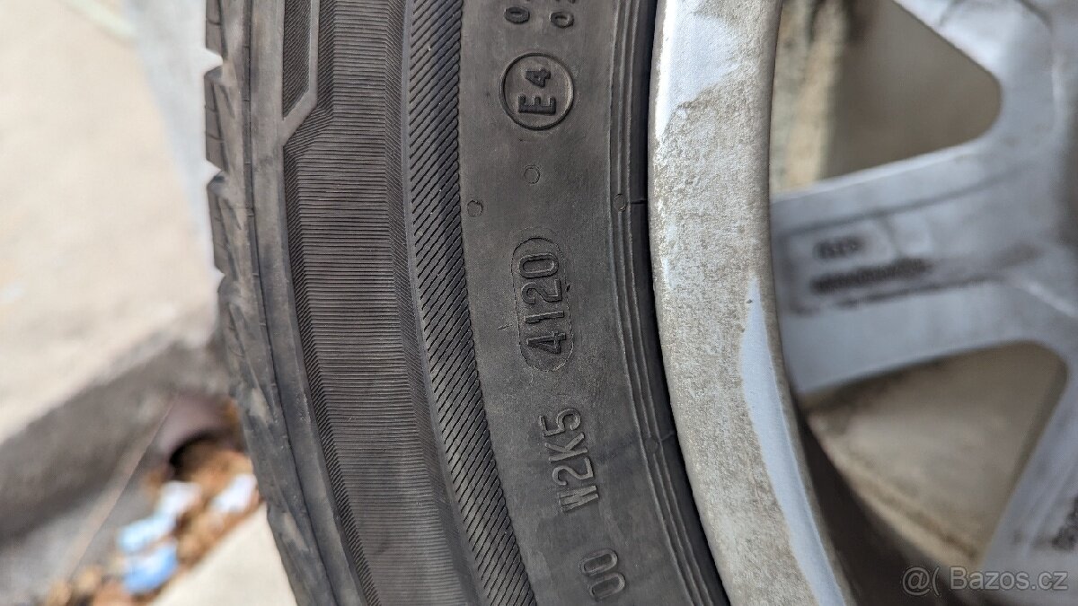 Zimní kola Audi A6 C7 original 5x112 r17 et37, 225/55/17 - 2