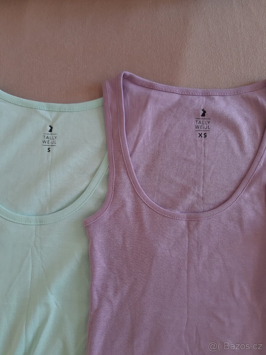 Nová dámská trička Tally Weijl, vel.34-36 - 2