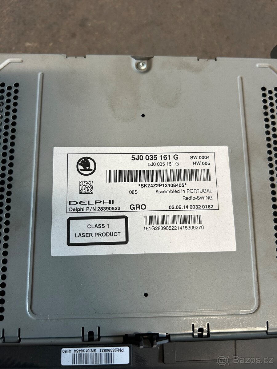 Autorádio Škoda Swing - 2