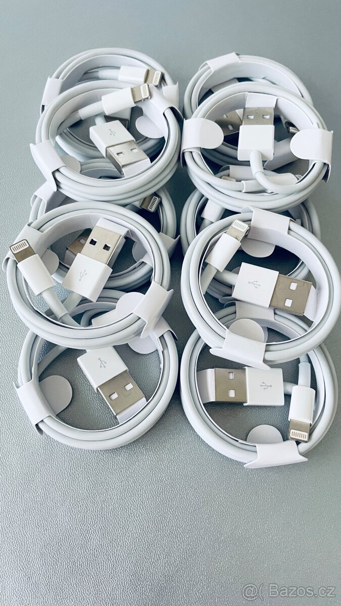 Set 10 ks dat/nab kabel usb-a lighting pro Apple - 2