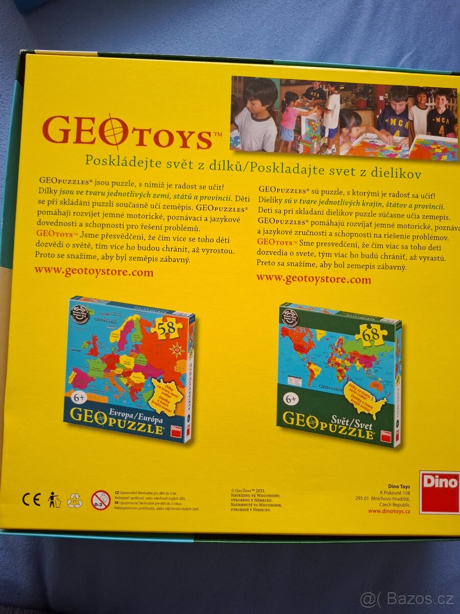 GeoPuzzle svět - 2