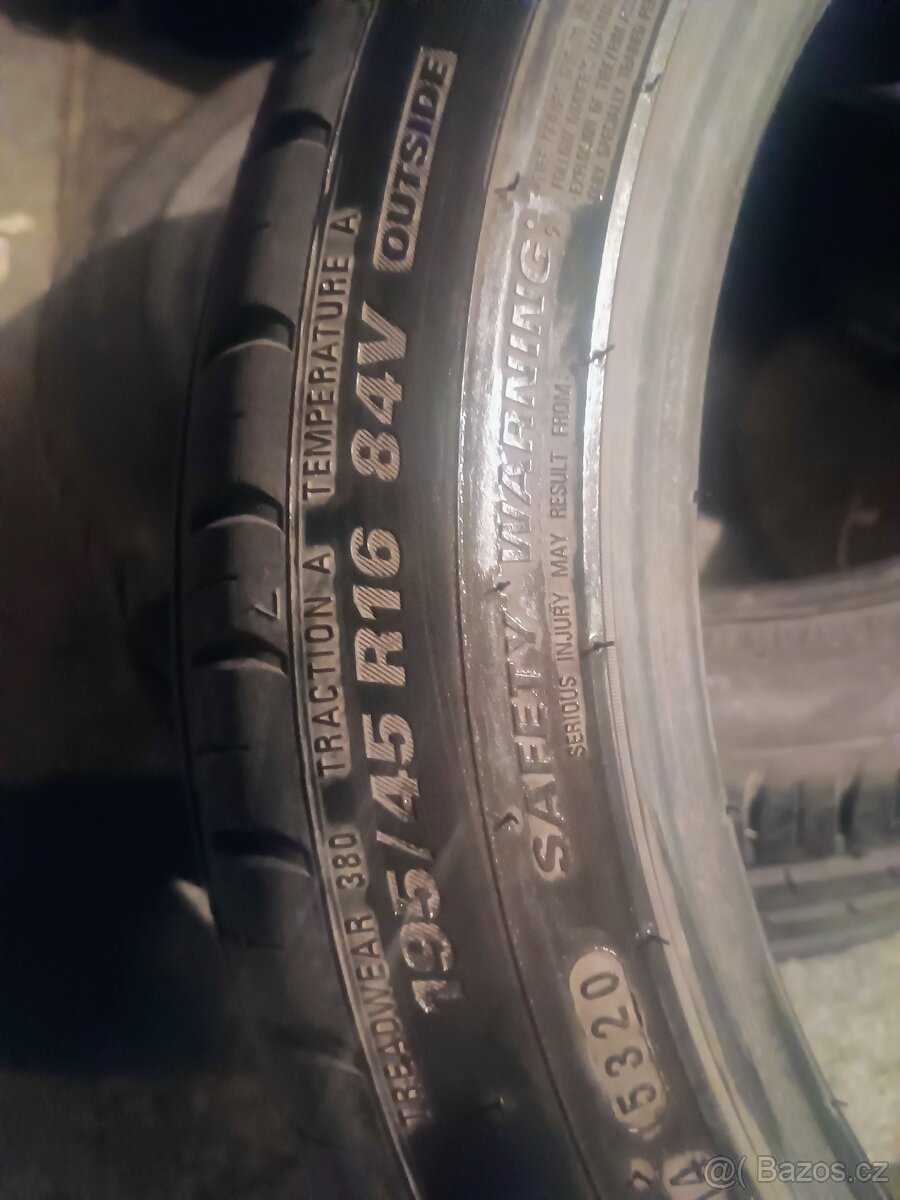 195/45/16 letní pneu KUMHO - 2