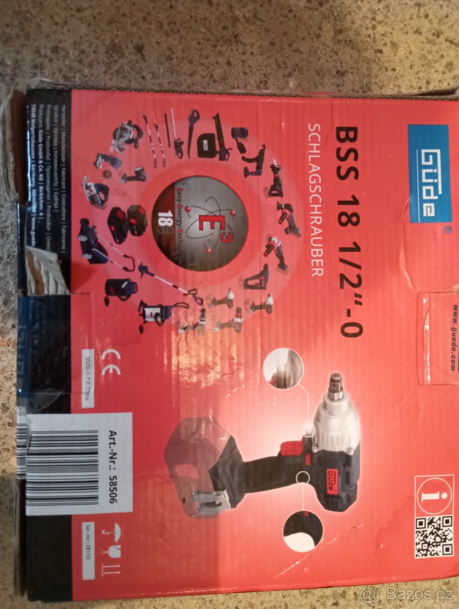 Rázový utahovák Güde - 2